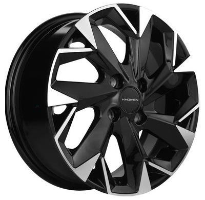 Диски Khomen Wheels KHW1402 (Corolla/X-RAY/Logan) Black-FP